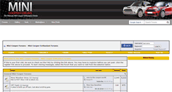 Desktop Screenshot of minicooperforums.com